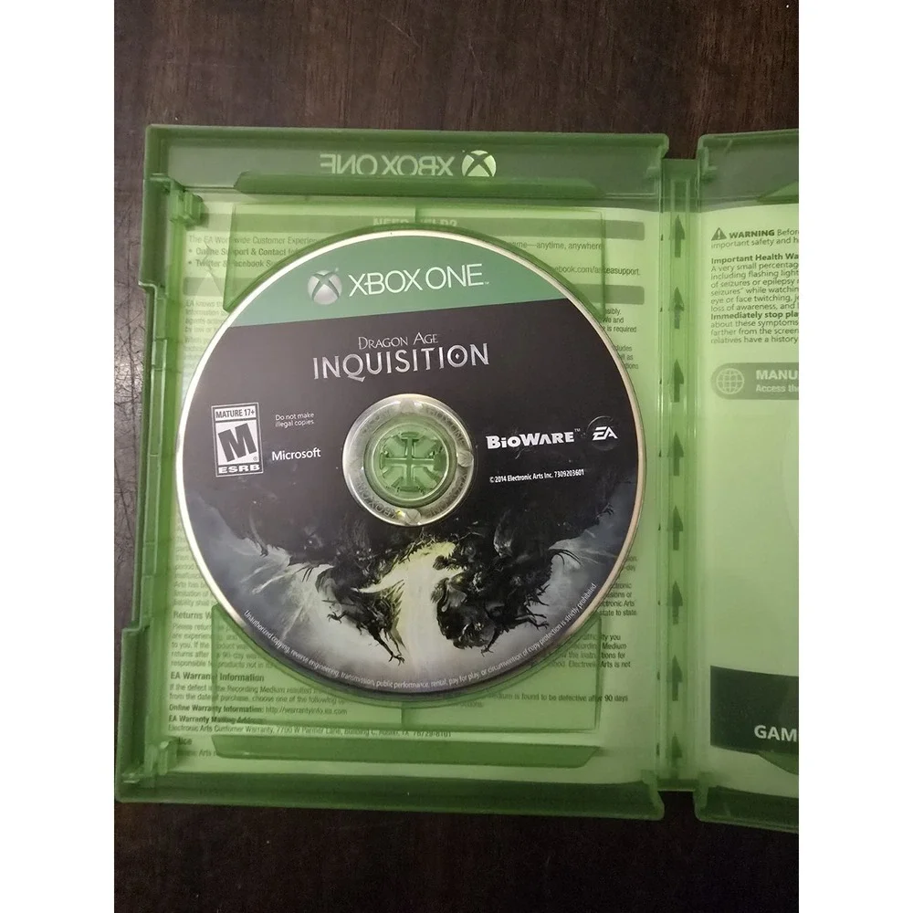 Dragon Age: Inquisition (Microsoft Xbox‎ One, 2014) Tested and Works